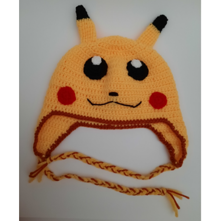 Gorro de lã - Pokemon / Pikachu
