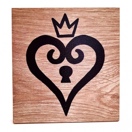 Wood Painting - Kingdom Hearts